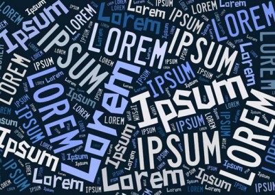 Warum steht da Lorem Ipsum?