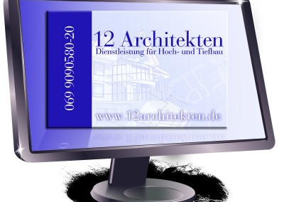 Visitenkarte für Architekten