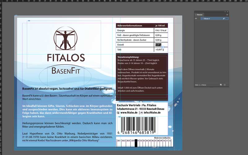 Etikett-Basenfit