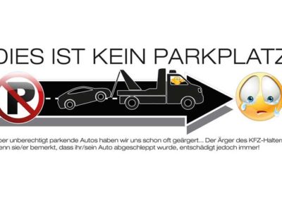 Kein Parkplatz Schild