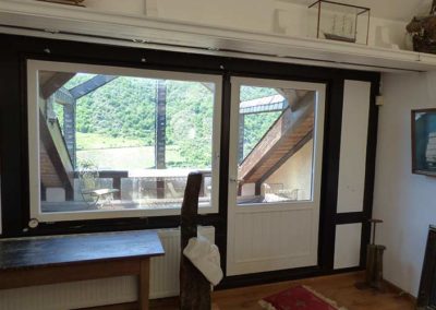 Schlafzimmer mit dachterrasse