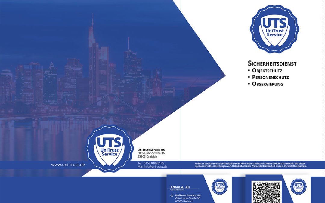 Business Folder und Visitenkarten